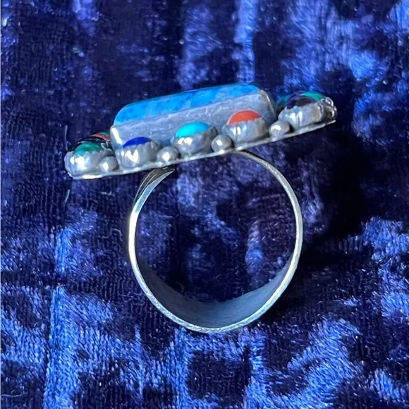 🎉HPBOLD! 925 Malachite Turquoise Onyx Coral Amethyst Lapis Garnet Sodali… - Picture 12 of 16